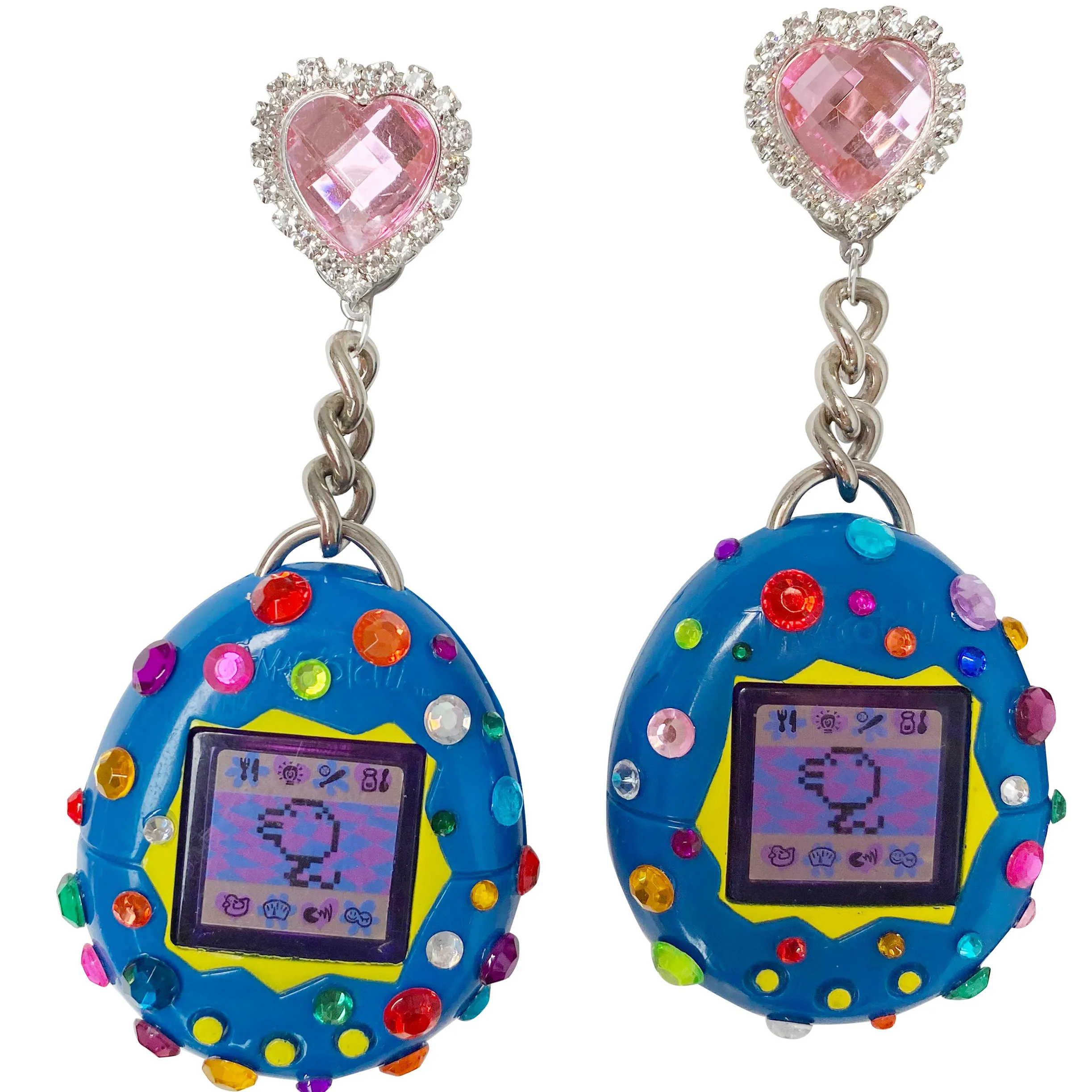 1997 Vintage Tamagotchi Charm Earrings