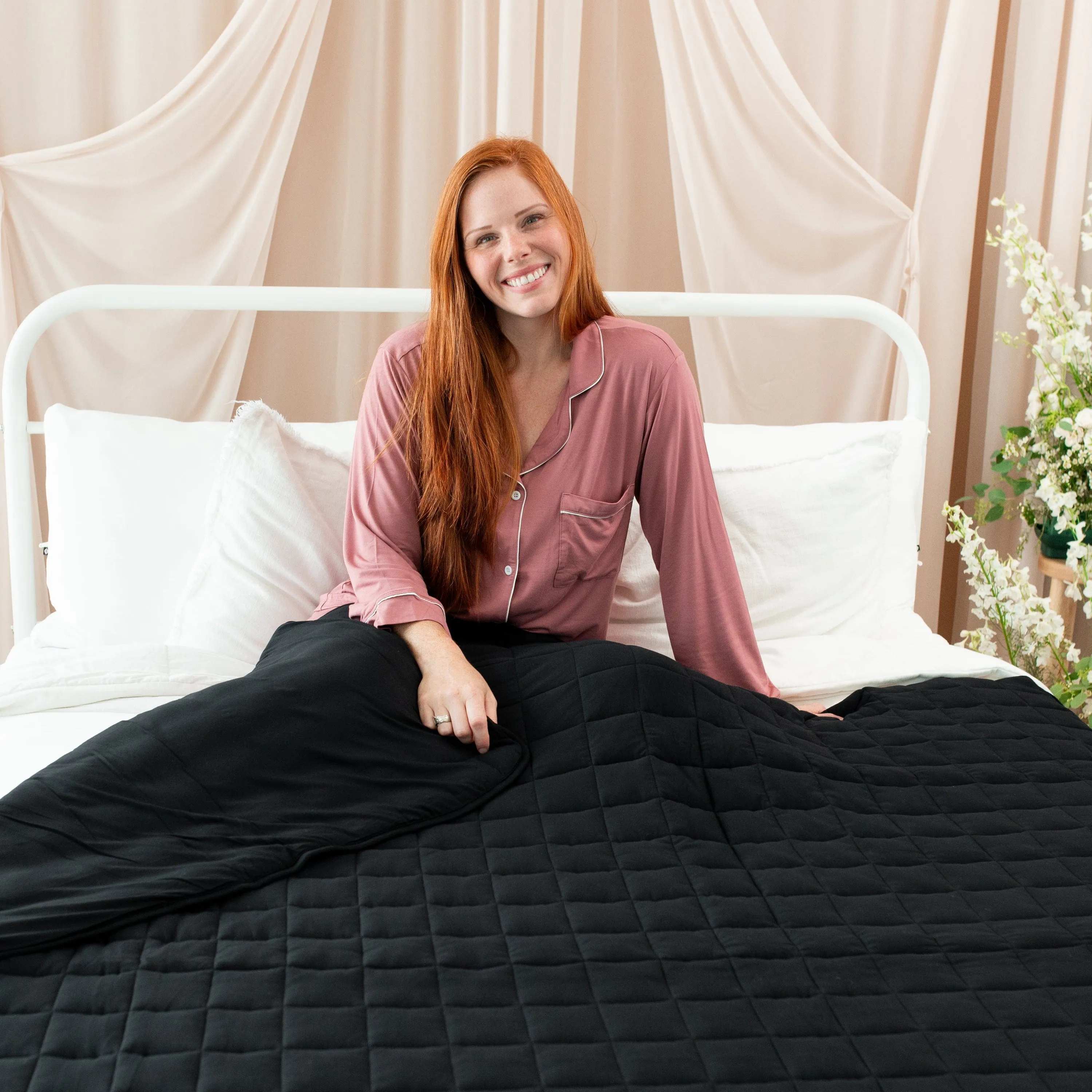 Adult Quilted Blanket in Midnight 3.5