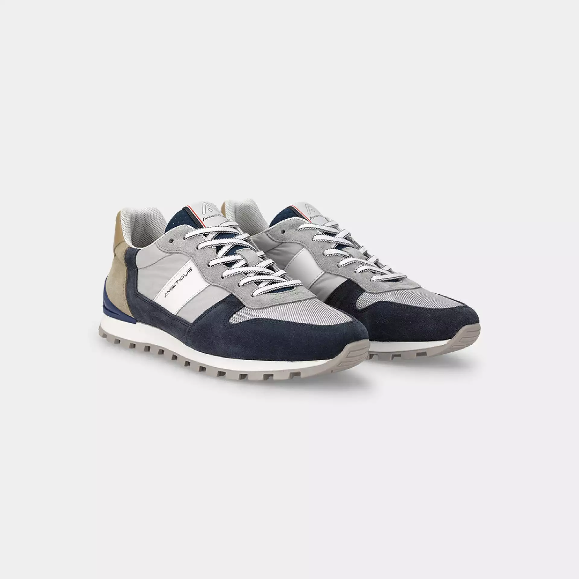 Ambitious Ken Runner Mens Sneaker Navy Grey