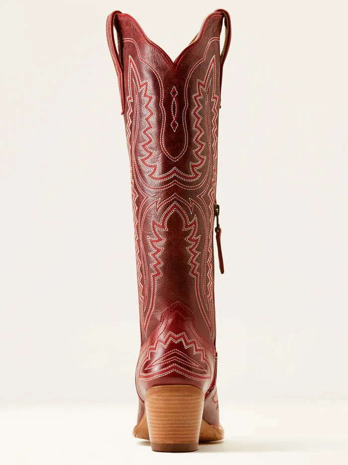 Ariat 10050870 Womens Casanova Western Boot Powder Red Alert