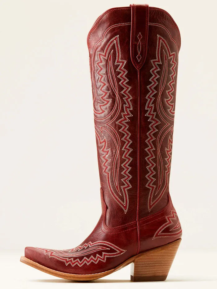 Ariat 10050870 Womens Casanova Western Boot Powder Red Alert