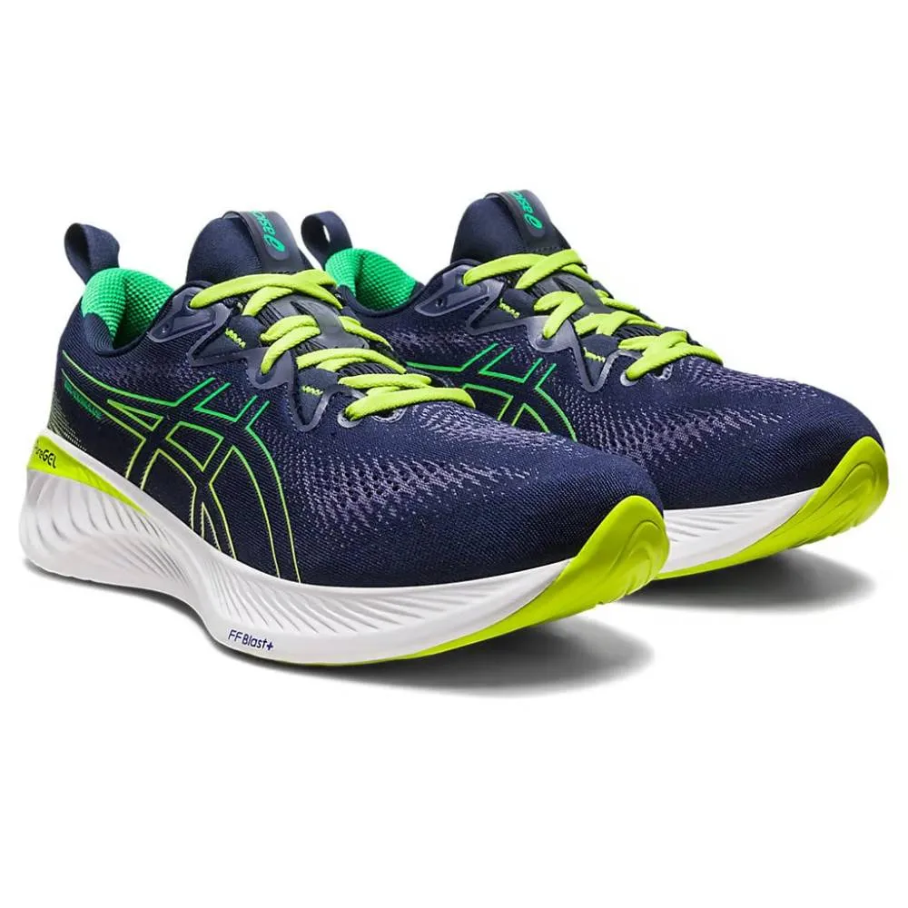 ASICS Men's Gel-Cumulus 25 Running Shoe (Midnight/Cilantro)