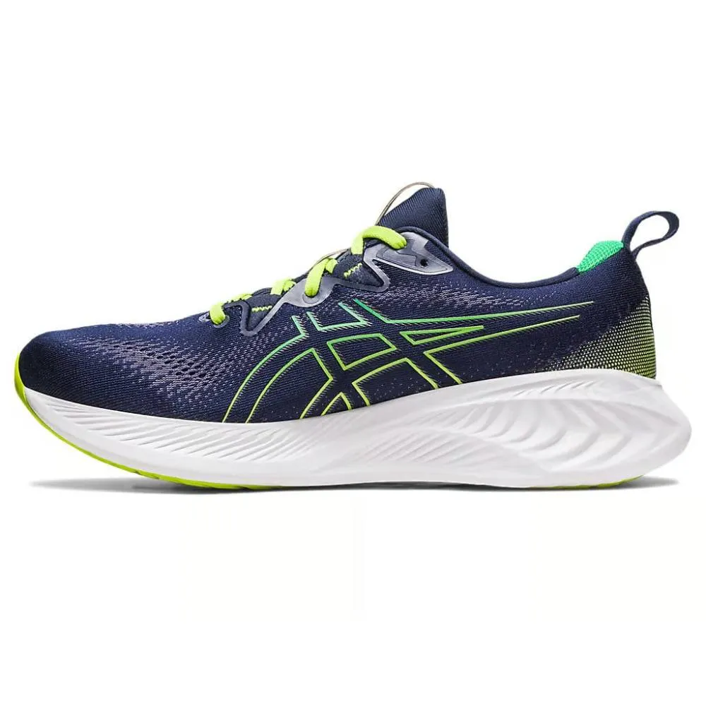 ASICS Men's Gel-Cumulus 25 Running Shoe (Midnight/Cilantro)