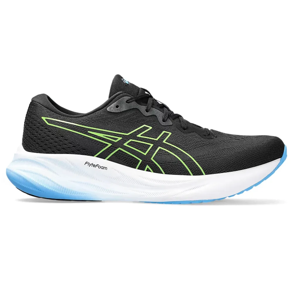 ASICS Men's Gel Pulse 15 Running Shoe (Black/Electric Lime)