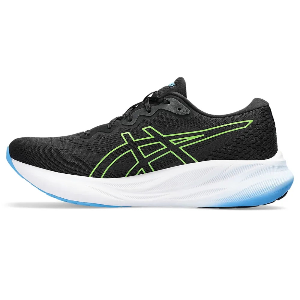 ASICS Men's Gel Pulse 15 Running Shoe (Black/Electric Lime)