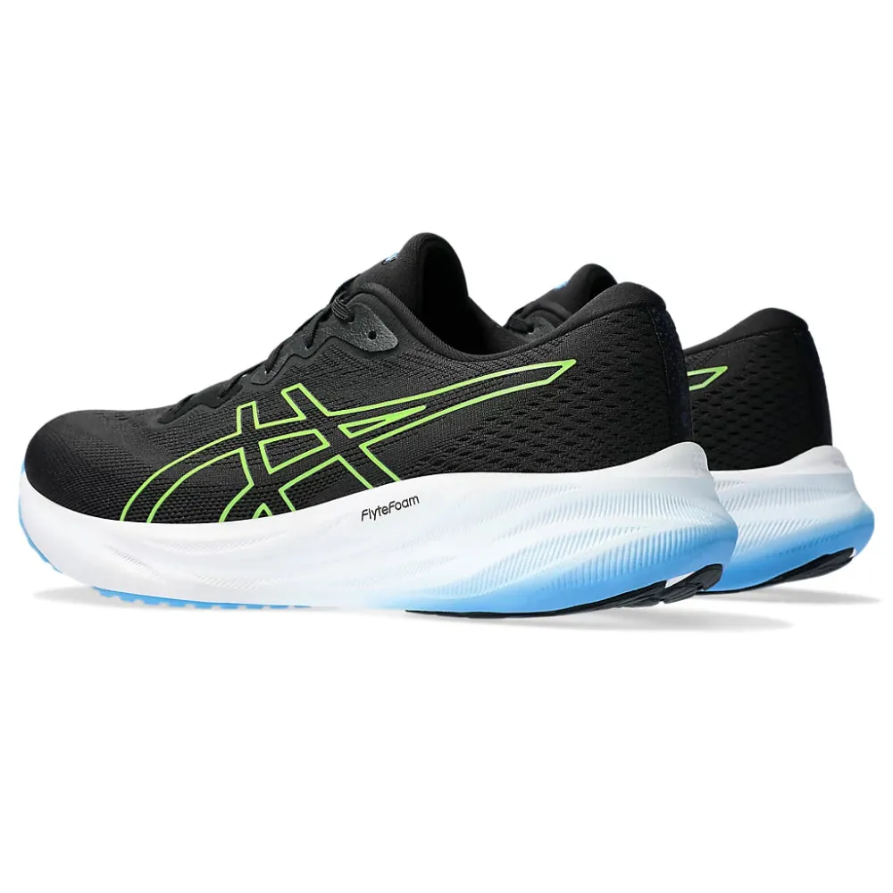 ASICS Men's Gel Pulse 15 Running Shoe (Black/Electric Lime)