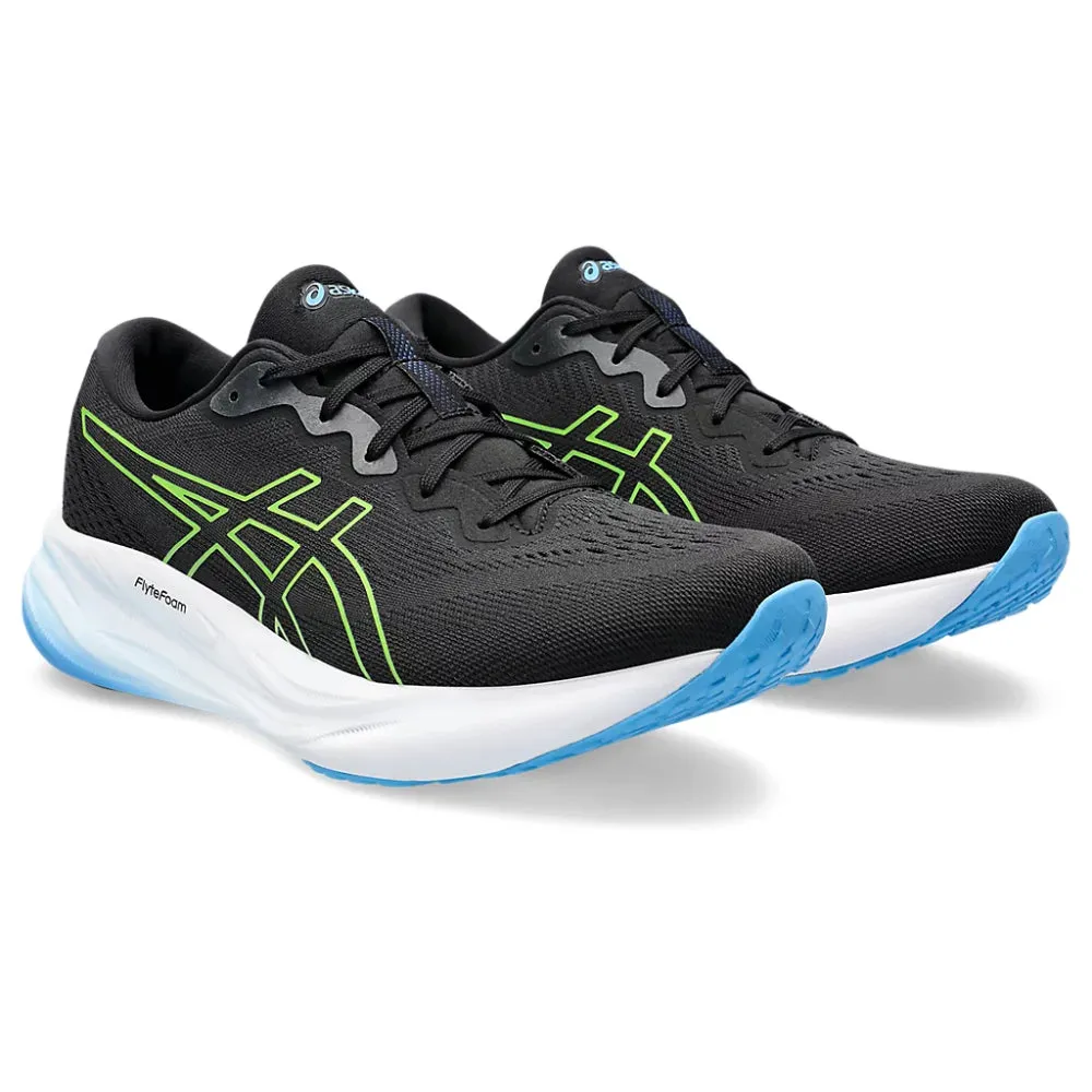 ASICS Men's Gel Pulse 15 Running Shoe (Black/Electric Lime)