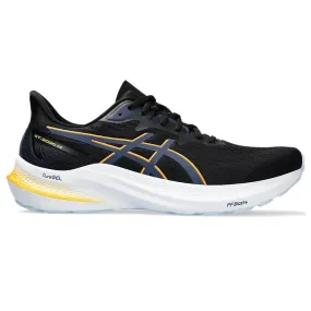 ASICS Men's GT-2000 12 Running Shoe (Black/Fellow Yellow)