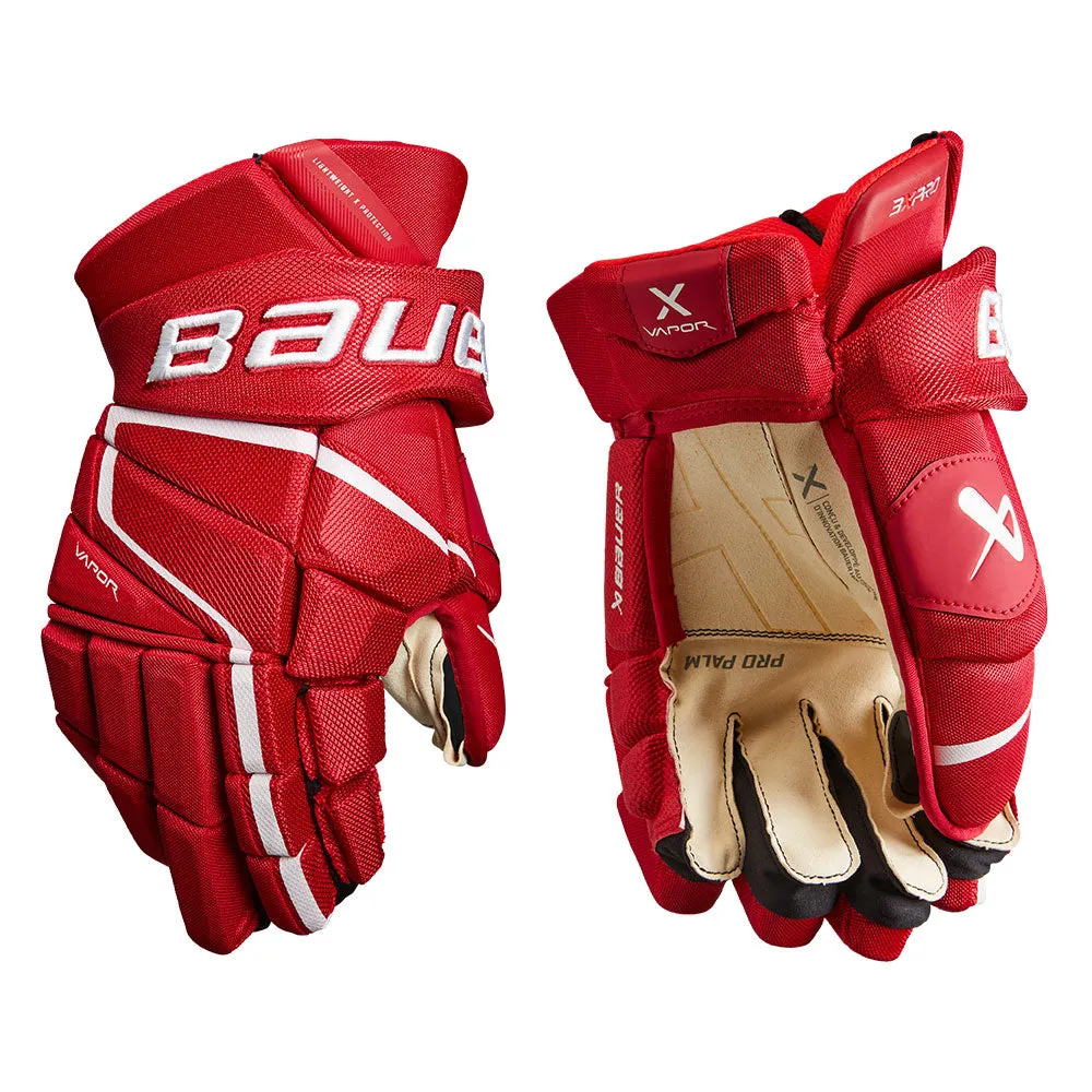 BAUER VAPOR 3X PRO INTERMEDIATE HOCKEY GLOVES