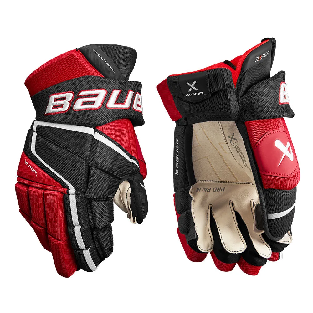 BAUER VAPOR 3X PRO INTERMEDIATE HOCKEY GLOVES