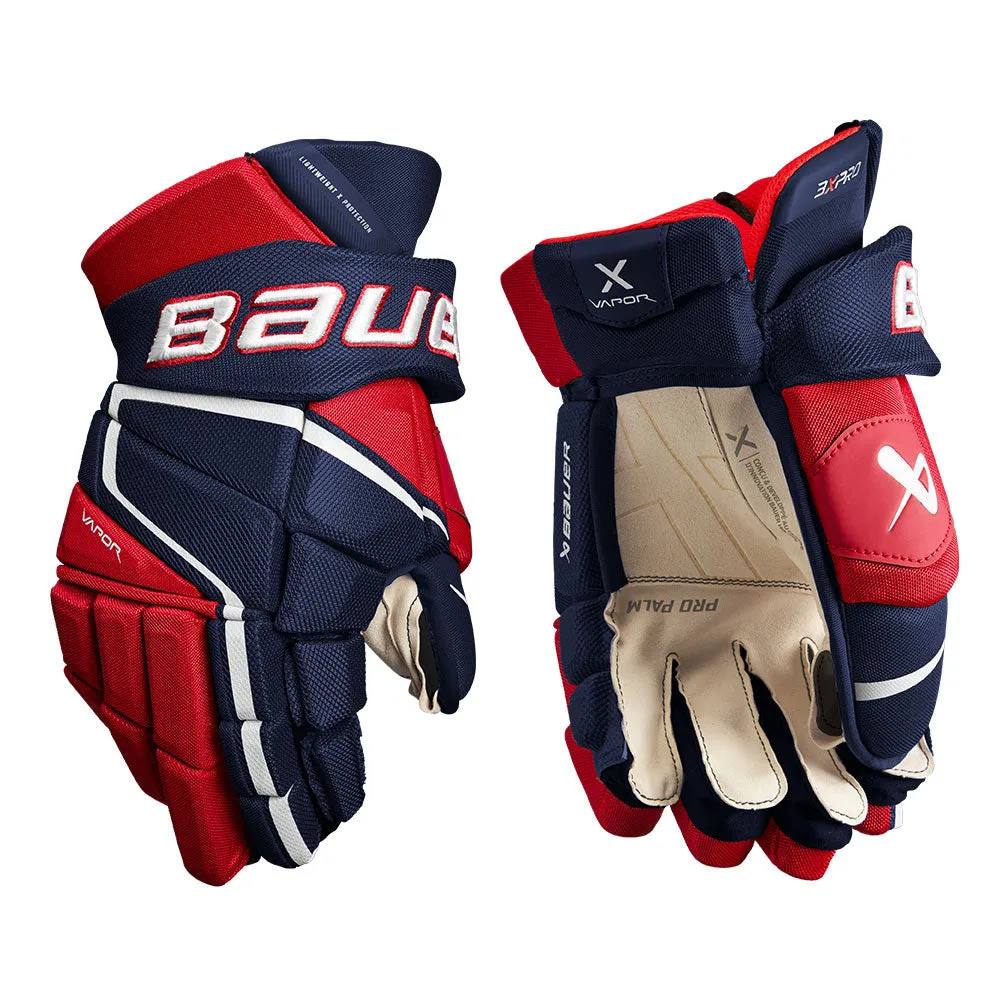 BAUER VAPOR 3X PRO INTERMEDIATE HOCKEY GLOVES