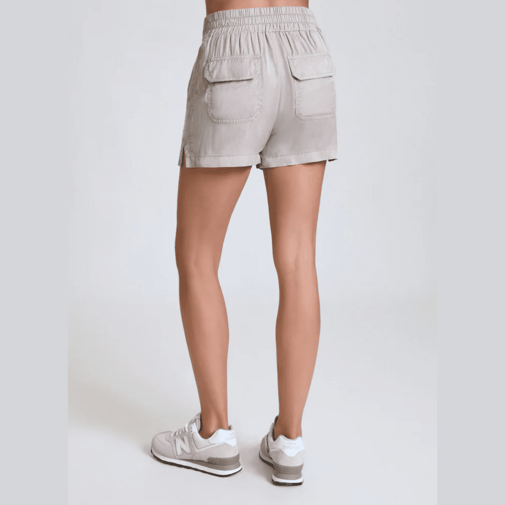 Blanc Noir Phoenix Tencel Shorts in Clay