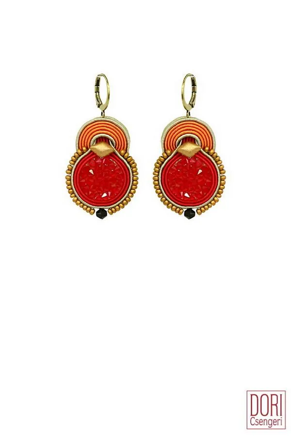 Bossa Nova Red Earrings