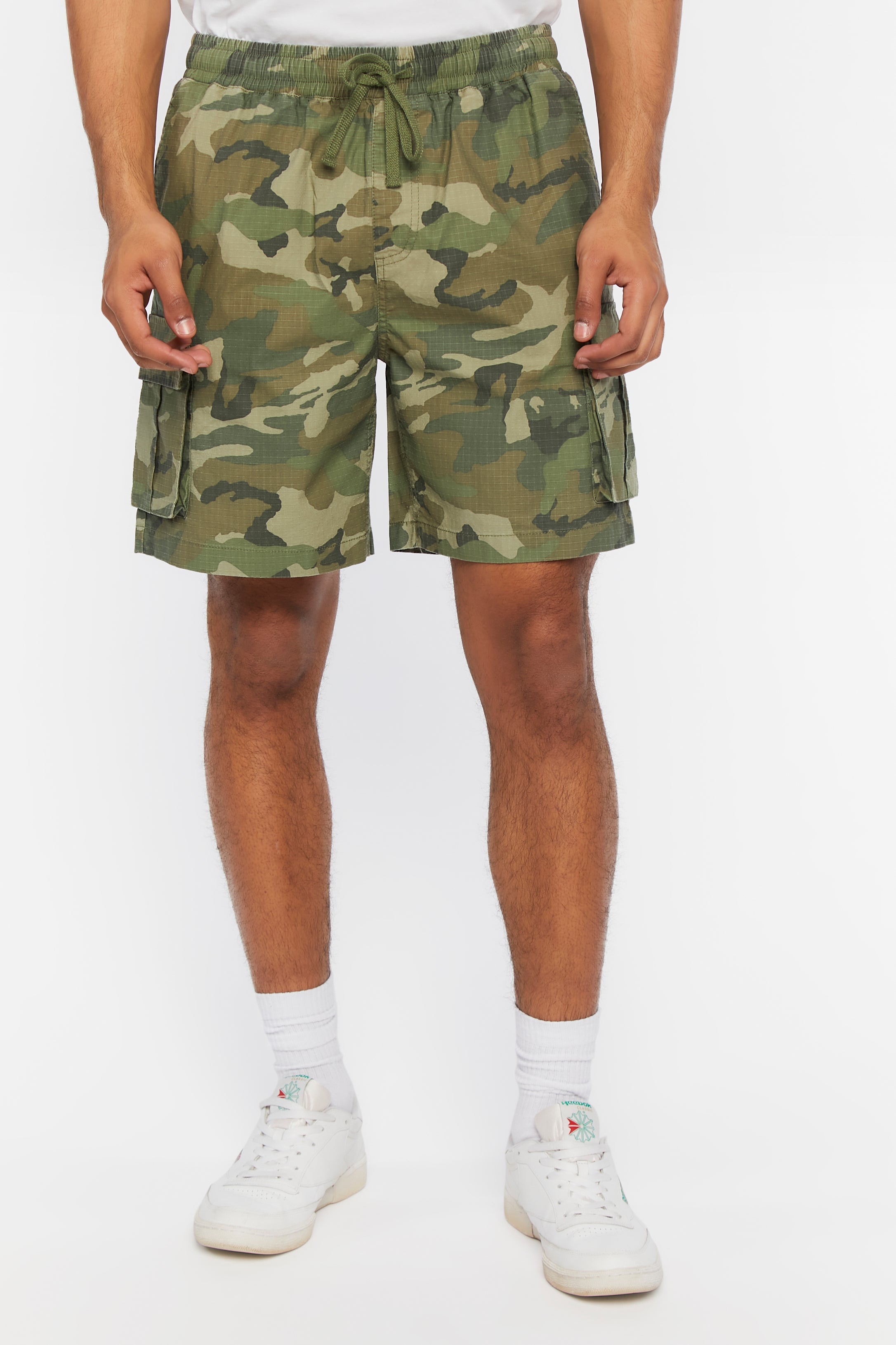 Camo Drawstring Shorts