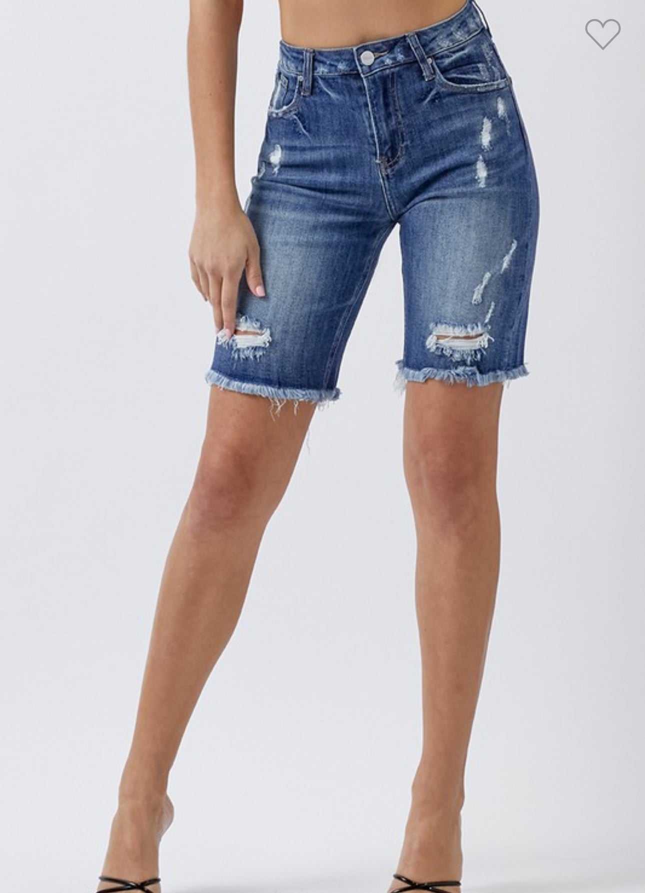 Carter Mid Rise Bermuda Shorts