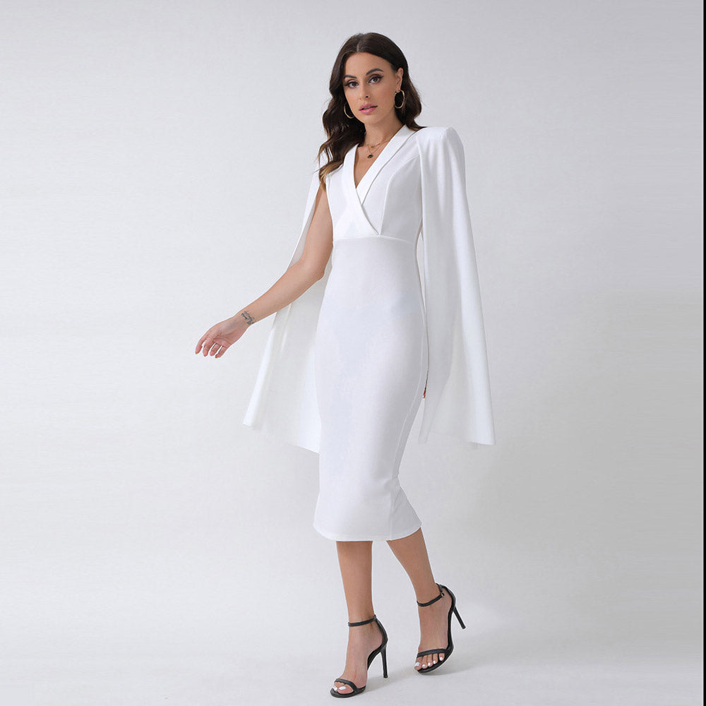 Ceres Curtain Sleeve Dress