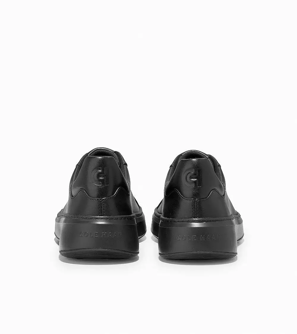 Cole Haan Grandpro Topspin Sneaker Black Leather Black    