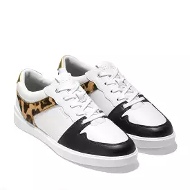 Cole Haan Tennis Sneaker White Leopard    