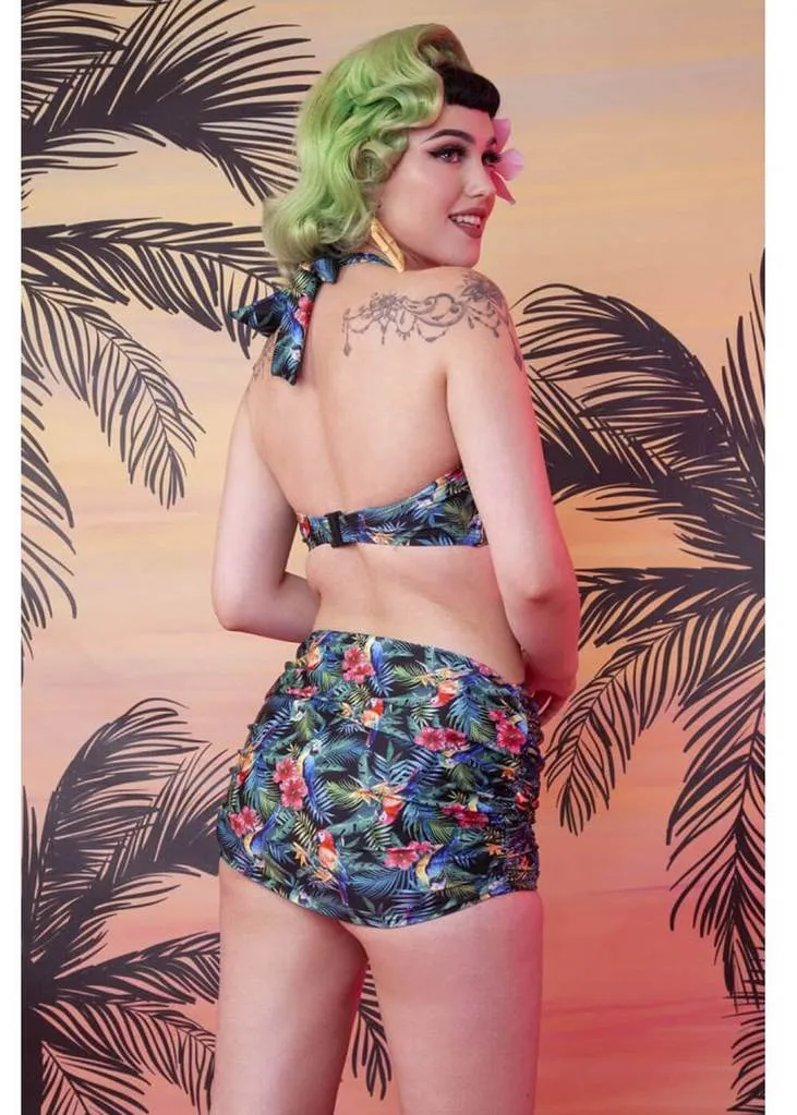 Collectif x Playful Promises Jungle Bikini Pants Multi