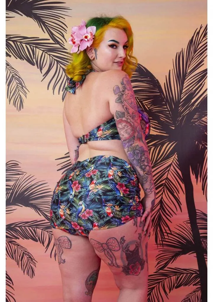 Collectif x Playful Promises Jungle Bikini Pants Multi