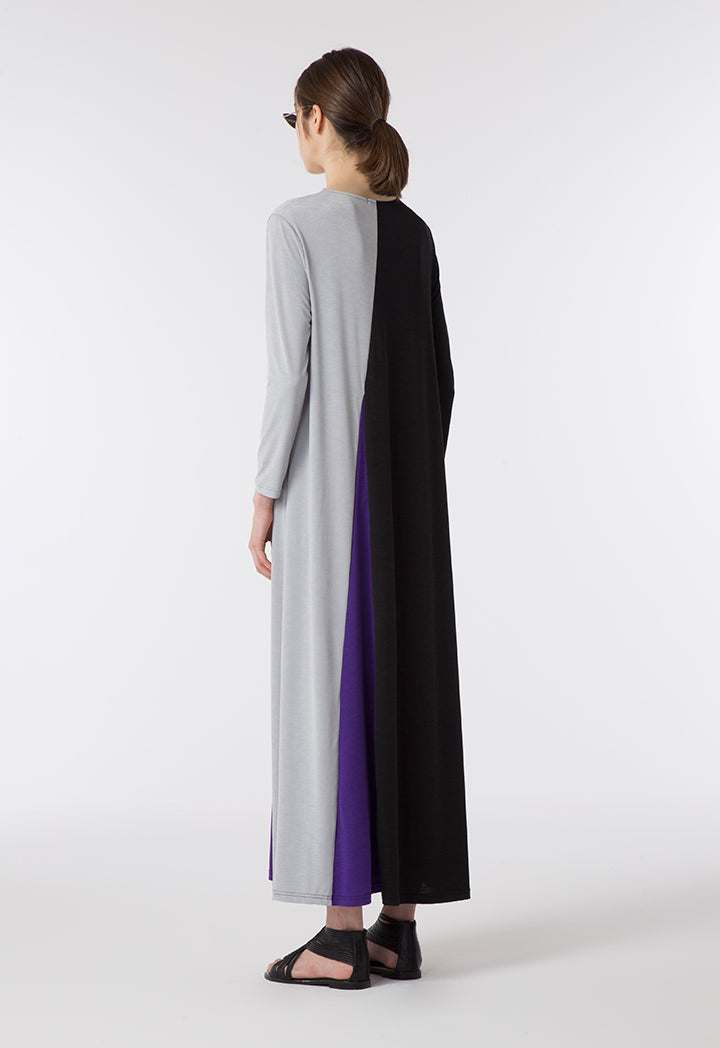 Colorblock Abaya