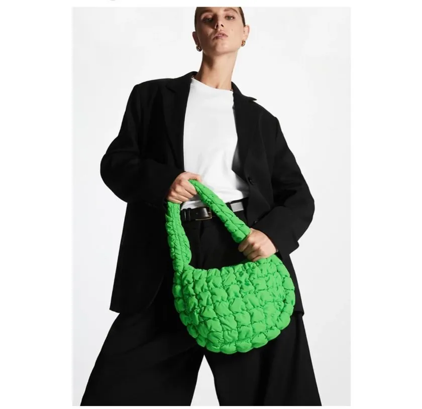 COS Quilted Bag Mini Green 