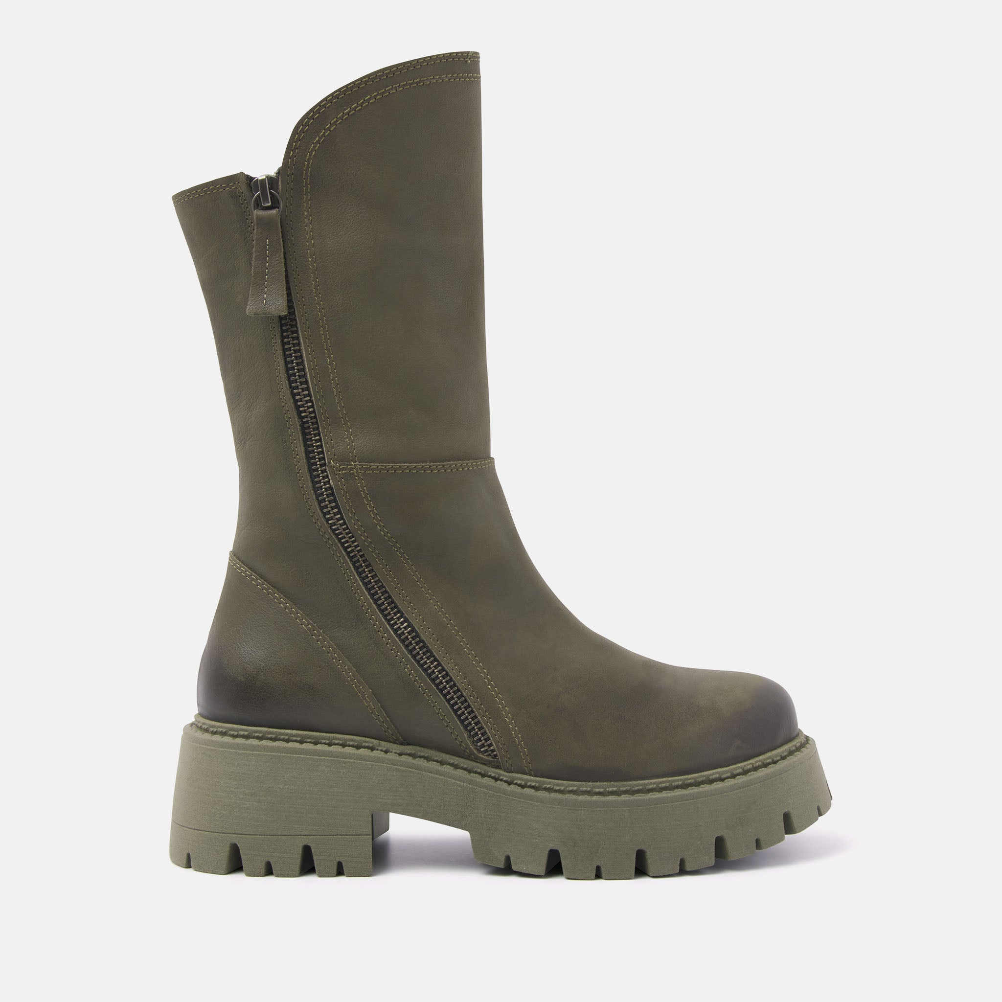 Dames Biker Boots 67.056 Green