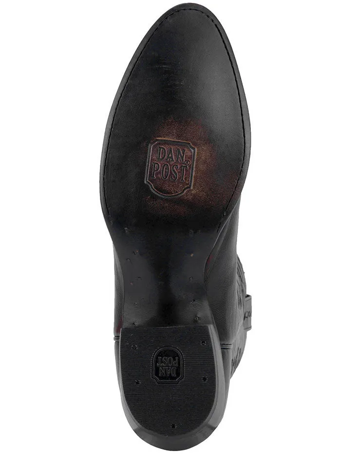 Dan Post DP2112R Mens Milwaukee R-Toe Western Boot Black Cherry