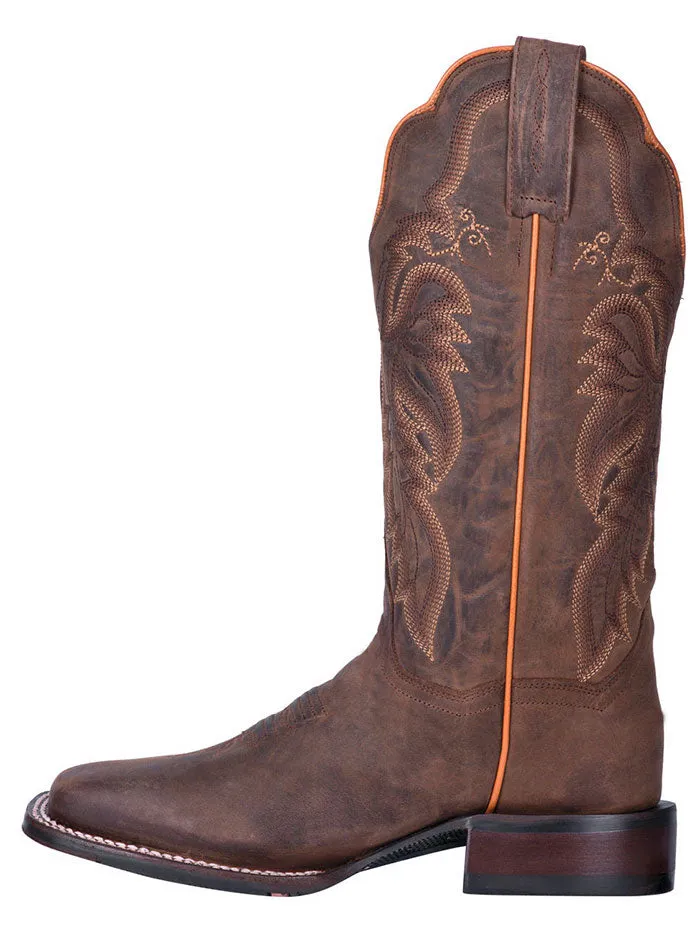 Dan Post DP4572 Womens ALEXY Square Toe Western Boots Tan