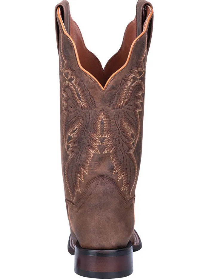 Dan Post DP4572 Womens ALEXY Square Toe Western Boots Tan