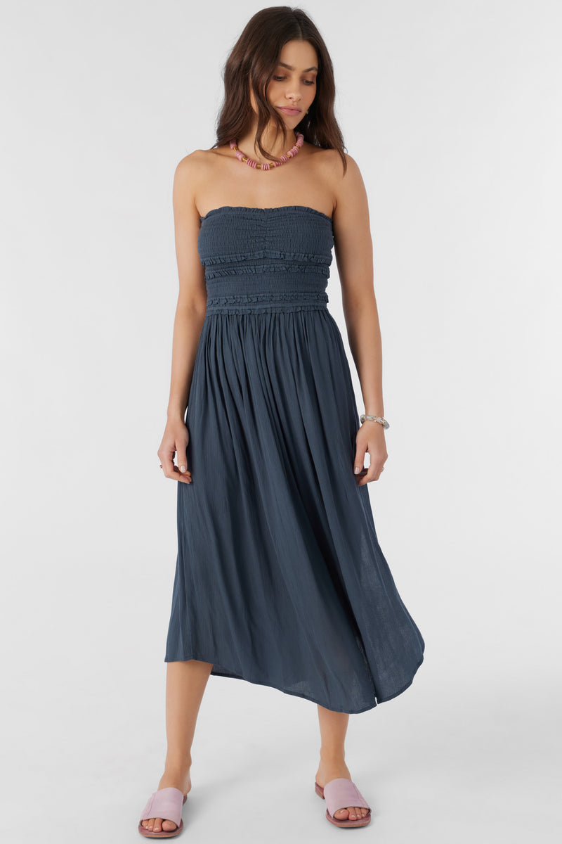 Devyn Strapless Midi Dress