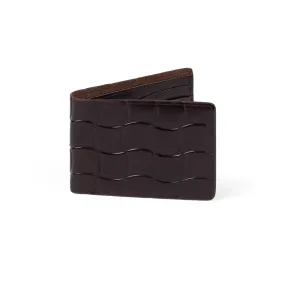 Dime MTL Classic Quilted Leather Wallet Burgundy