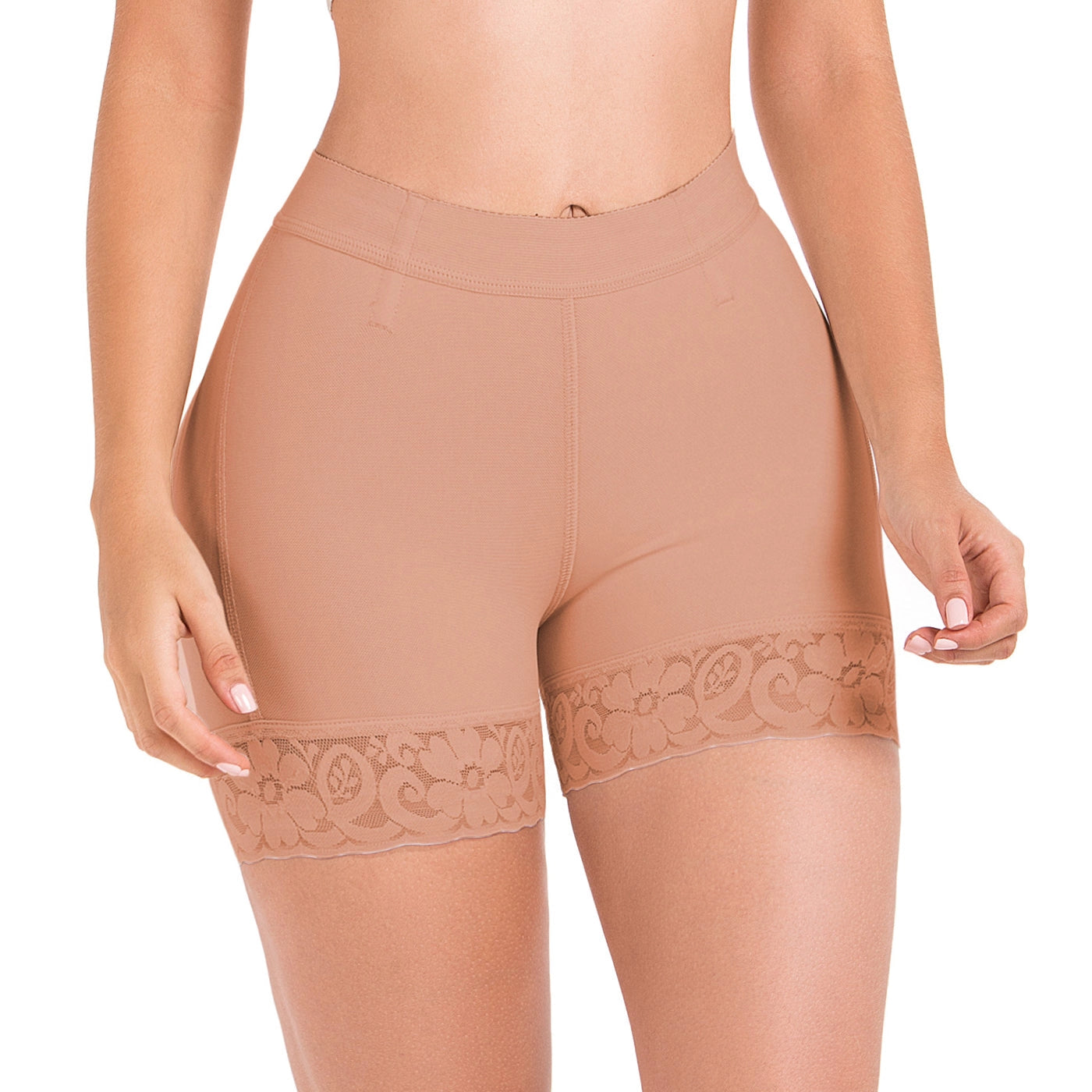 FAJA MARIAE FU101 | SHORTS DE CONTROL DE BARRIGA DE CINTURA ALTA PARA MUJER | POWERNET