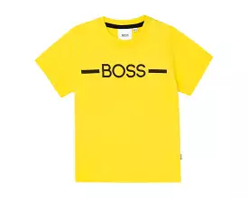 Hugo Boss Baby's J05831 553 T-Shirt Yellow