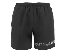 Hugo Boss Dolphin 50469590 Logo Swim Shorts Black