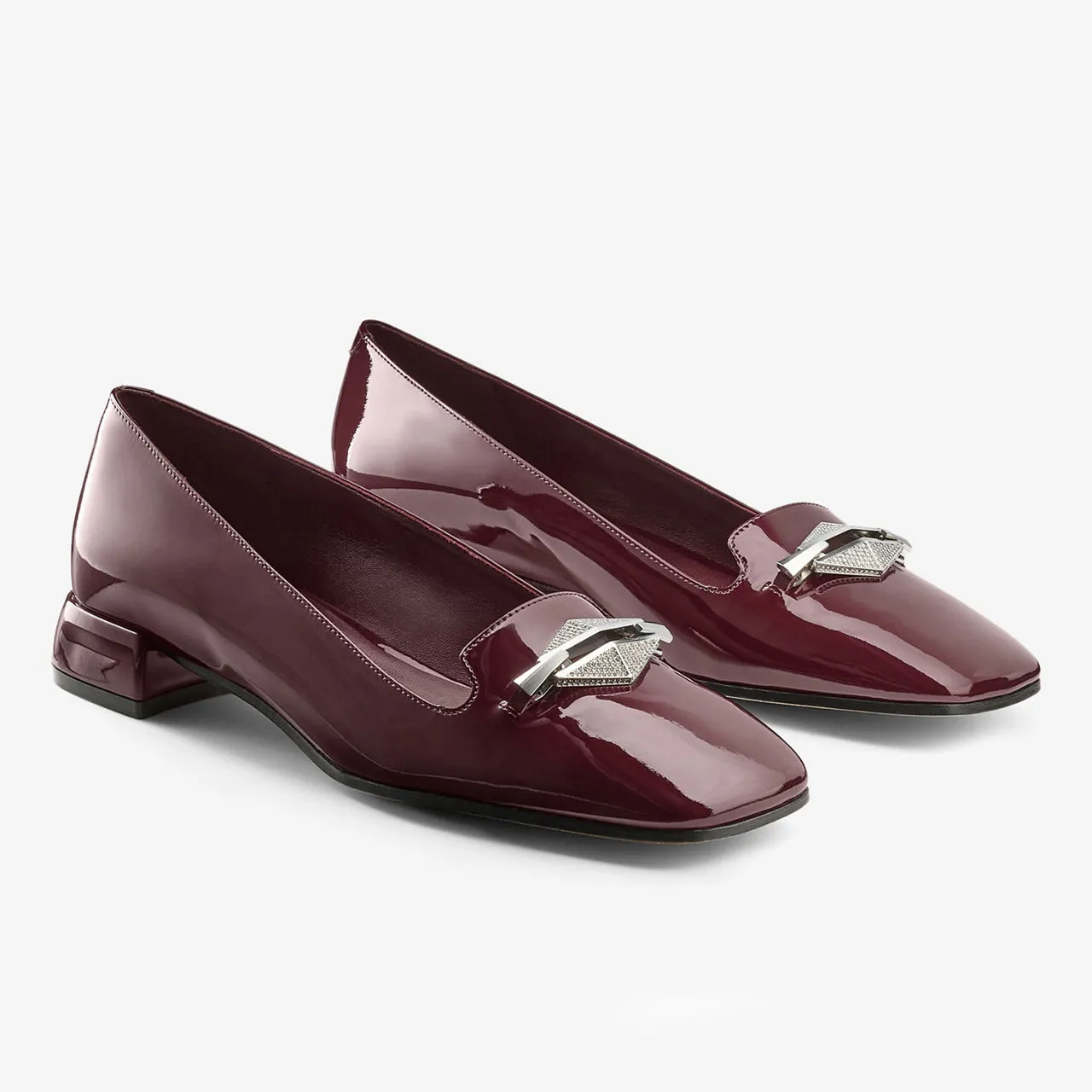 JIMMY CHOO Ravi Ballet Flats - Red