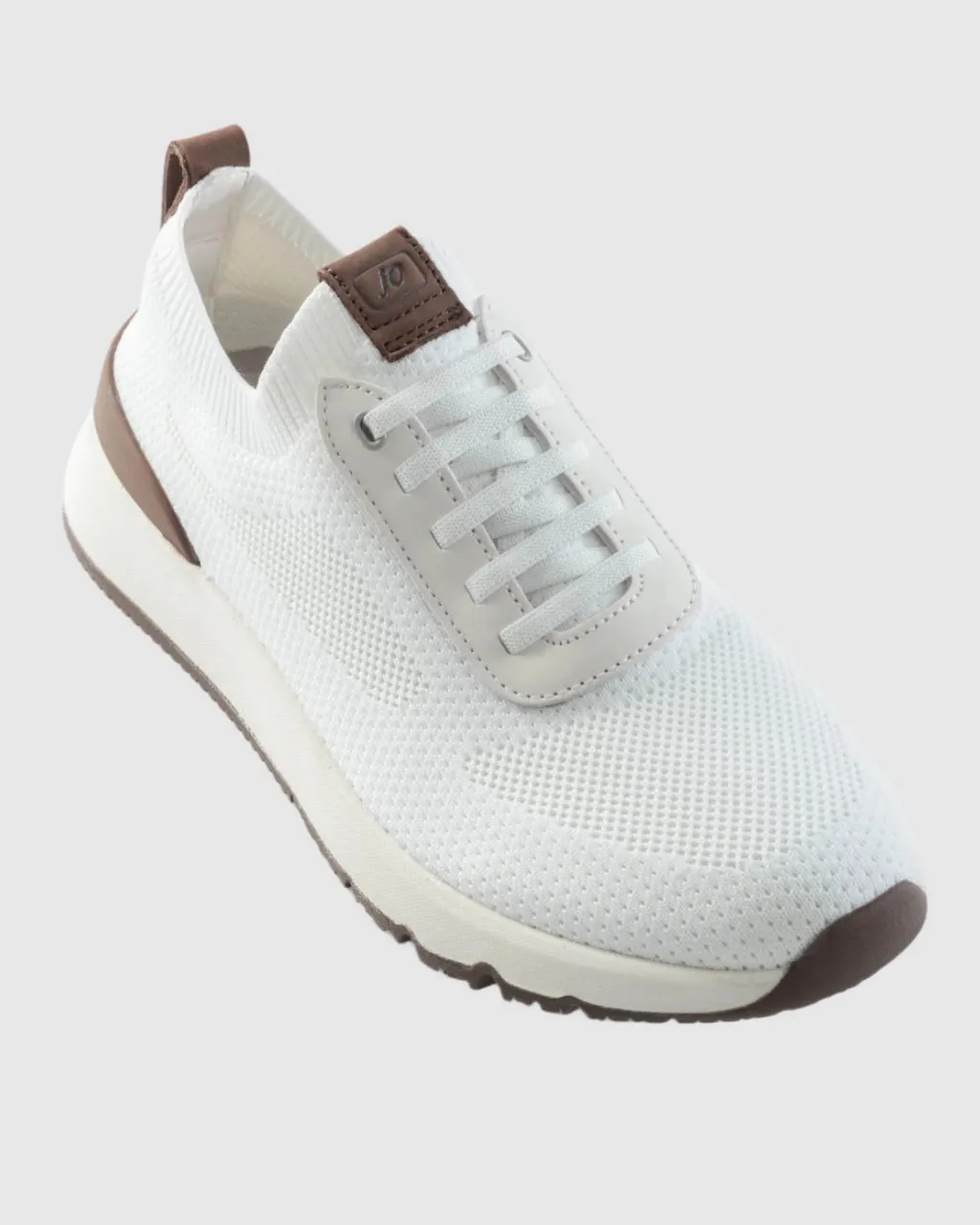 Johnnie-O Prima Knit Mesh Sneaker: White