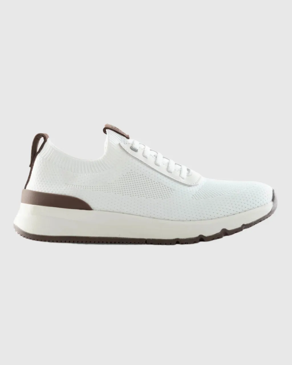 Johnnie-O Prima Knit Mesh Sneaker: White