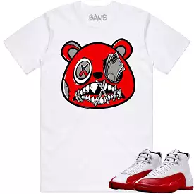 Jordan 12 Cherry 12s Shirt to Match - ANGRY MONEY TALKS BAWS