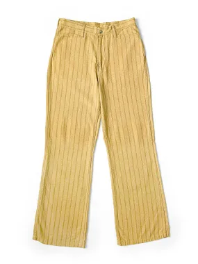 Kapital Cotton Linen Gibson Stripe 5P Frisco Pants