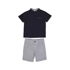 Mayoral Mini Polo w/ Bermuda Shorts Set _ 3282-38