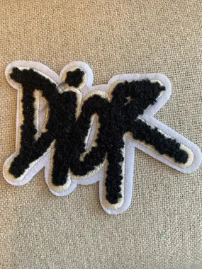 Med black D Patch