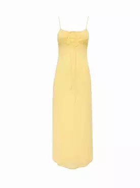 Midsummer Midi Dress in Banana