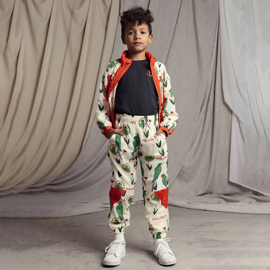 Mini Rodini Child Parrots Tracksuit Pants Multicoloured