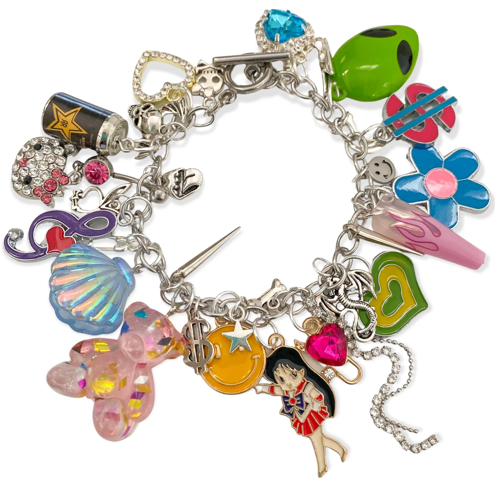 Moon Prism Charm Bracelet