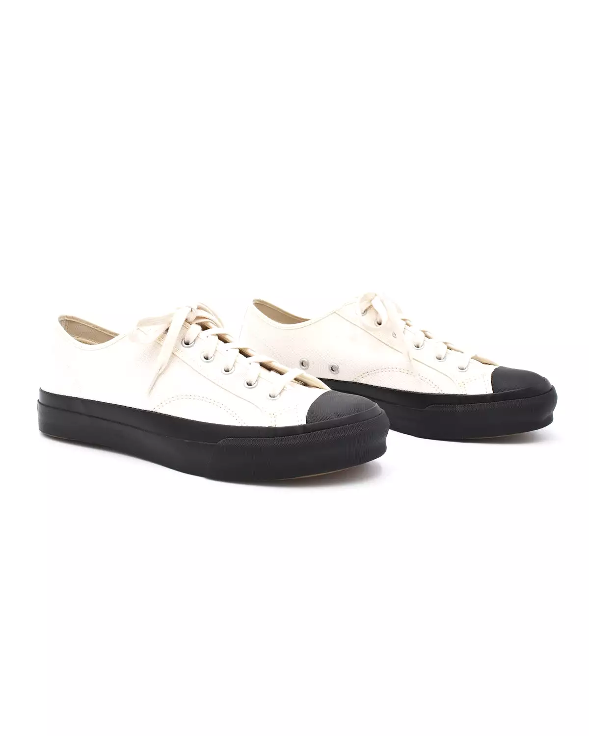 Moonstar Low Trainer Black & White Canvas Sneaker