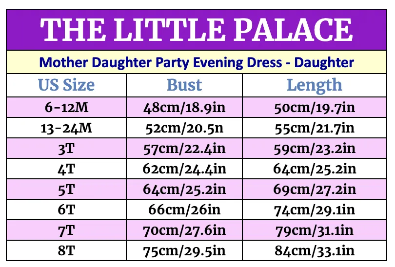 Mother Daughter Party Evening Dress