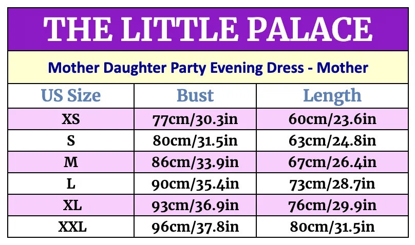 Mother Daughter Party Evening Dress