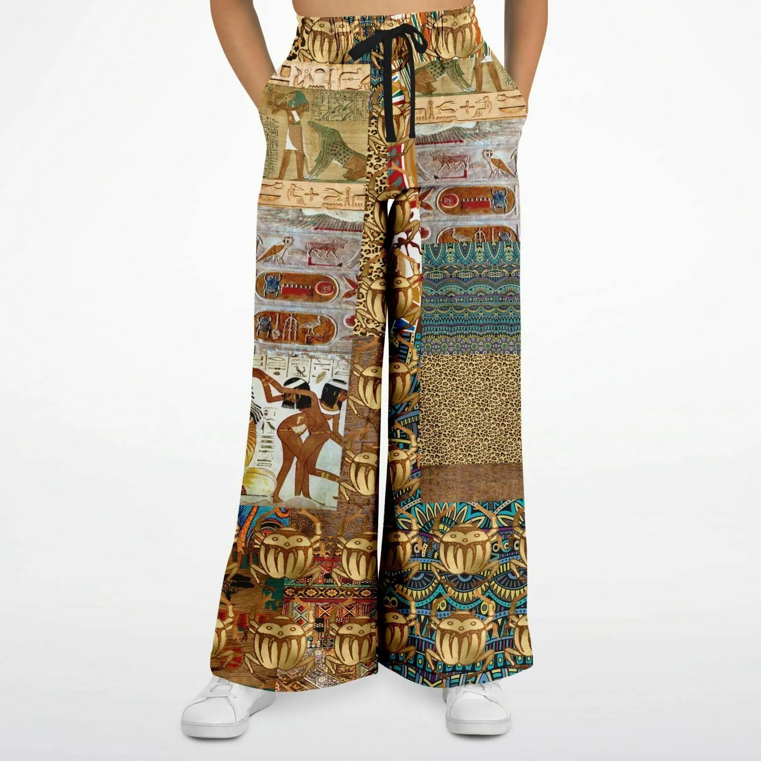 Mother Lode African Print SW Eco-Poly Stretchy Phat Bellbottoms