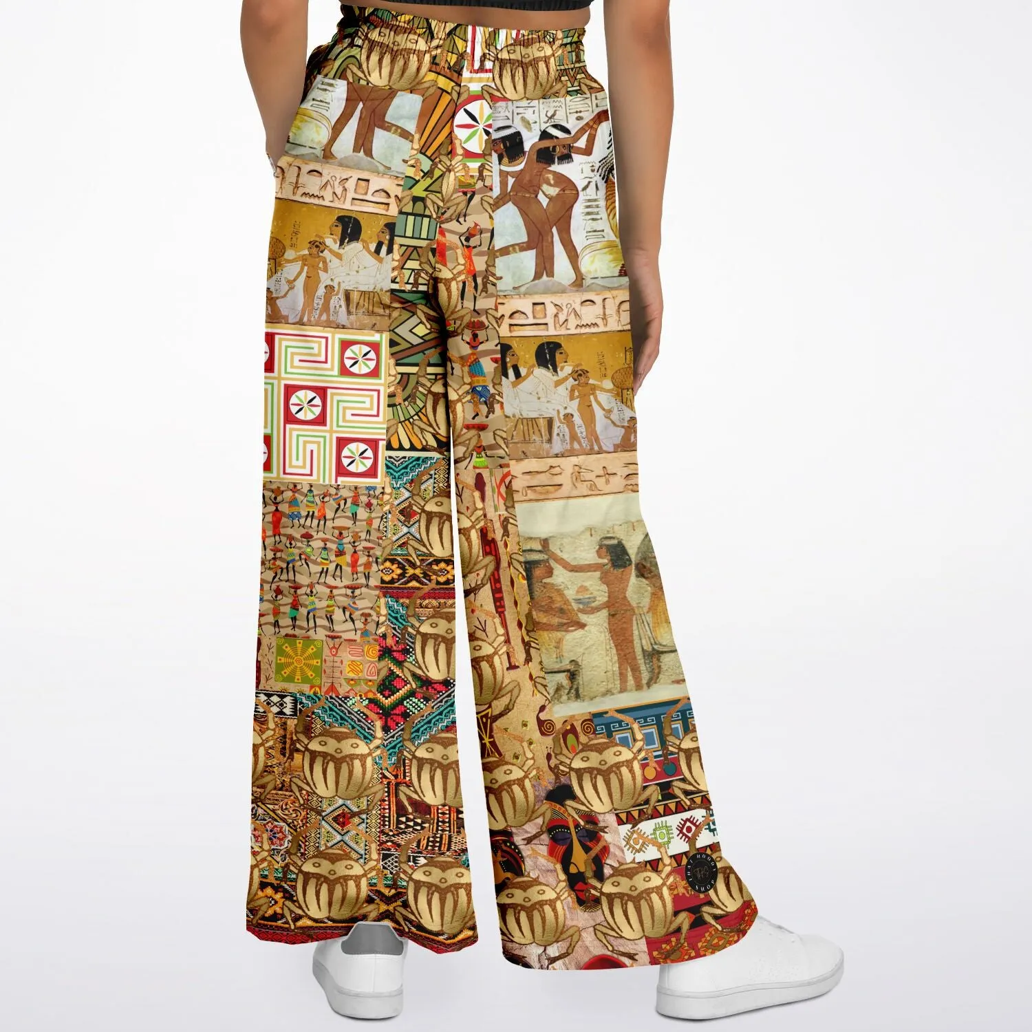 Mother Lode African Print SW Eco-Poly Stretchy Phat Bellbottoms